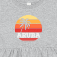 thumbnail image 4 of Inktastic Aruba Vacation Girls Baby Dress, 4 of 5