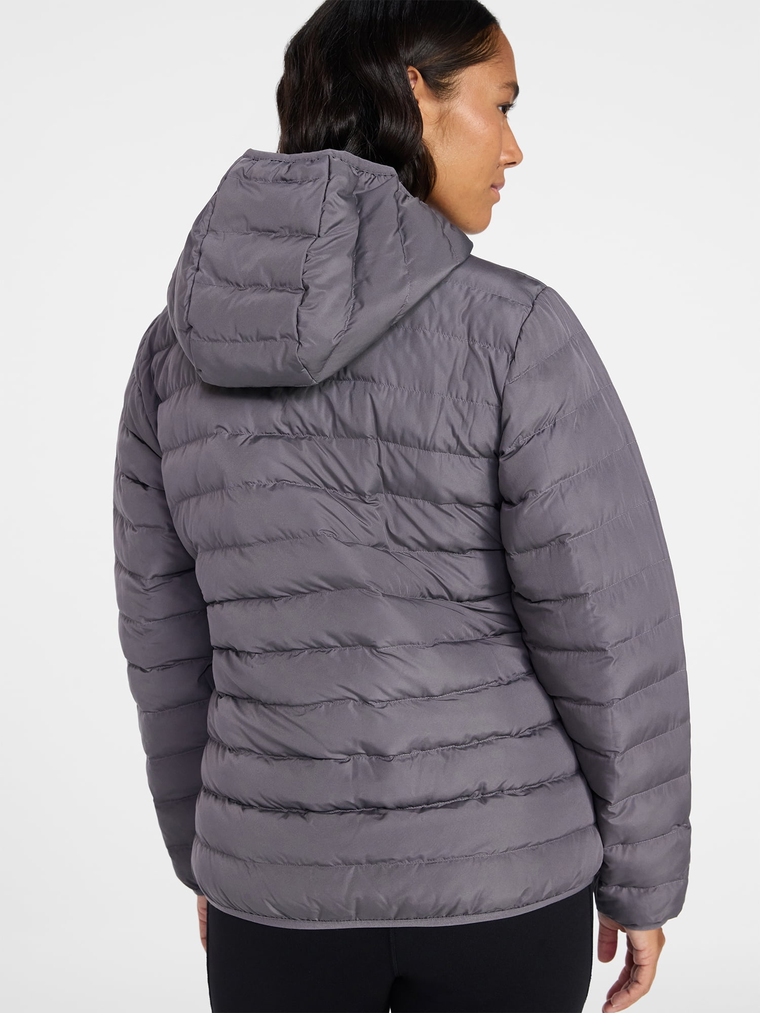 Ozark Trail Women's and Women's Plus Size Core Puffer Jacket with Hood, Sizes XS-3X