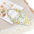 thumbnail image 6 of Unique Bargains 1pc Pastoral Style Floral Headwrap for Hair Accessories Yellow, 6 of 6