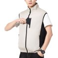 thumbnail image 4 of Ropa para Hombres S Chaleco Hielo Aire Acondicionado Fresco Deportivo Usb Recargable (2xl), 4 of 9