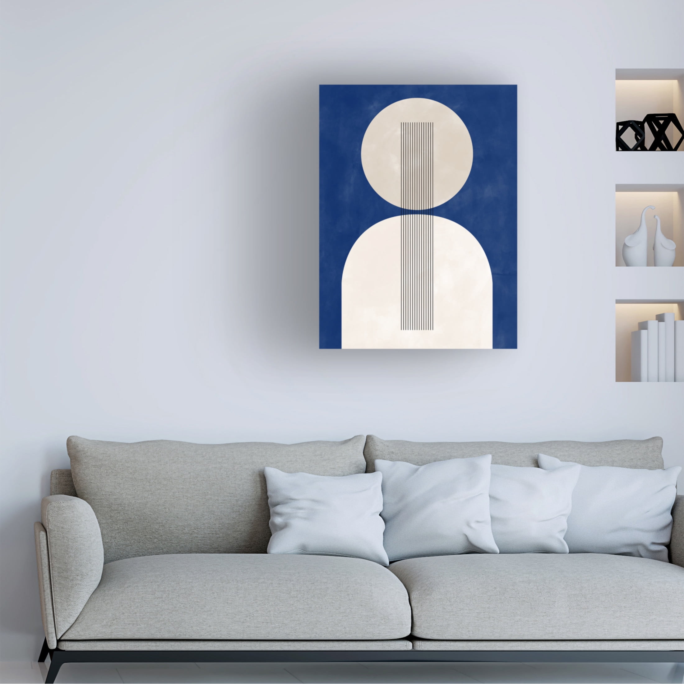 Trademark Fine Art Elena Ristova Indigo18 Canvas Wall Art