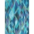 thumbnail image 1 of Ahgly Company Machine Washable Indoor Rectangle Transitional Blue Area Rugs, 8' x 10', 1 of 7