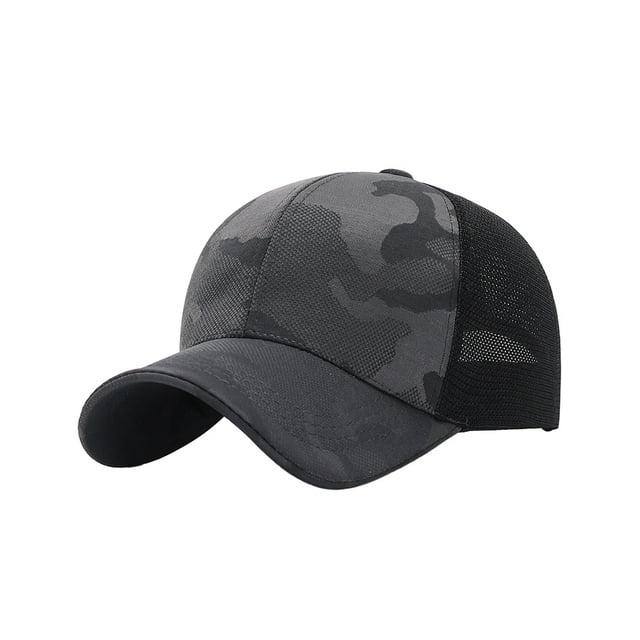 relayinert Sun Protection Hat For Men Comfortable And Adjustable Easy To Wear Gifts Baseball Cap Caps For Men gray 1Set