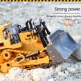 thumbnail image 3 of Amdohai BC1032 Remote Control Bulldozer 1/24 RC Car 2.4Ghz 9 Channel Dozer Front Loader Toy, 3 of 8