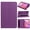 Dark Purple, variant on For BLU Tab One 5G Tablet Premium PU Vegan Kickstand Case Cover - Navy Blue