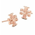 thumbnail image 3 of Tory Burch Women's Large Logo Stud Earrings (Tory Gold), 3 of 3