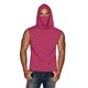 thumbnail image 2 of mfyjkho Tops Para Mujer, Camiseta Unisex De Verano Informal De Color Liso Sin Mangas Con Capucha Y Protector Solar De Seda Helada Con Mascarilla Tops Para Mujer M, 2 of 8