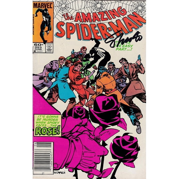 Signed Amazing Spider-Man #253 Jim Shooter VF Spiderman