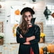thumbnail image 5 of Black Floral Veil Halloween Headband Suitable for Weddings and Festivals Made of Mesh and Polyester Fabric with 2Pcs, 5 of 5