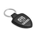 thumbnail image 2 of iPick Image for RAM Power-Wagon Soft Real Black Leather Shield-Style Key Chain, Official Licensed, 2 of 4