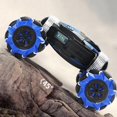 thumbnail image 1 of RC Car 4WD Radio Control Gesto de Automóvil Inducción Twisting Twisting Vehículo de Carretera RC Juguetes con Luz Y Música, 360  degree ROTATET RC azul Baoblaze Vehículos para niños, 1 of 8
