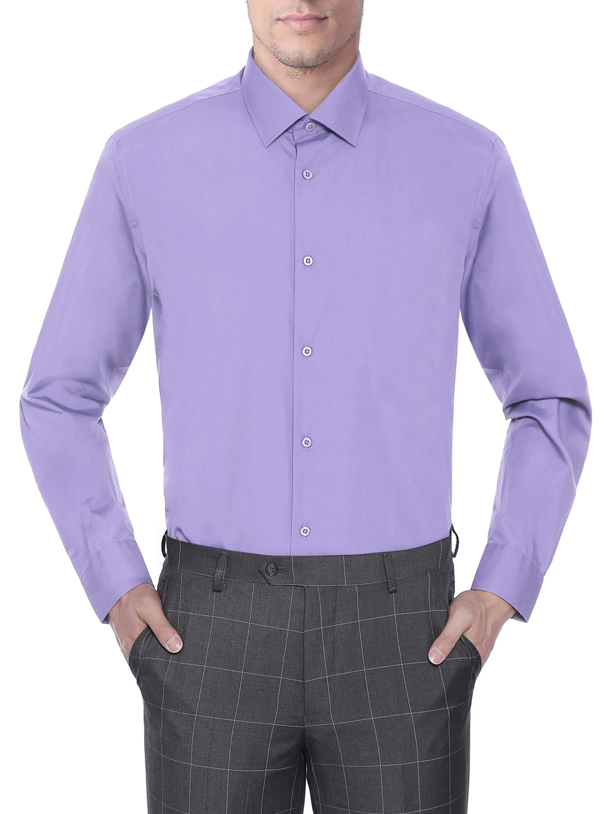 Purple Dress Shirt Walmart Deals, 56 