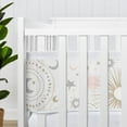 thumbnail image 6 of Sweet Jojo Designs + BreathableBaby Celestial Pink Gold and Grey Breathable Mesh Crib Liner Pad, 6 of 6