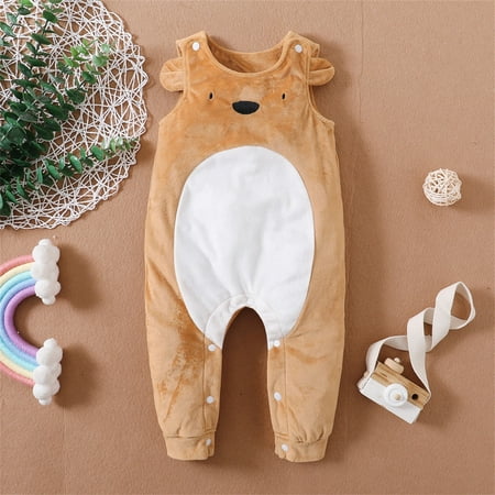 

Aayomet Baby Rompers Girl Long Sleeve Rompers Baby Boy nfant Baby Girl Boy Long Sleeve Romper Cartoon Bear Print Loose Fit Jumpsuit Fall Winter Clothes Brown 6-9 Months