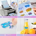 thumbnail image 3 of 20 Sheets Holographic Sticker Paper for Inkjet & Laser Printer, 8.5x11 inch Printable Vinyl Sticker Paper, Dries Quickly Waterproof Sticker Paper, Diamond/Rainbow/Dots/Transparent, 3 of 3