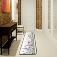 thumbnail image 6 of GZHJMY Flowers Butterfly Non-Slip Runner Rug Area Rug Washable Rectangle Rug for Bedroom Living Room Bathroom Hallways Home Decor 72x24 Inches#77, 6 of 7