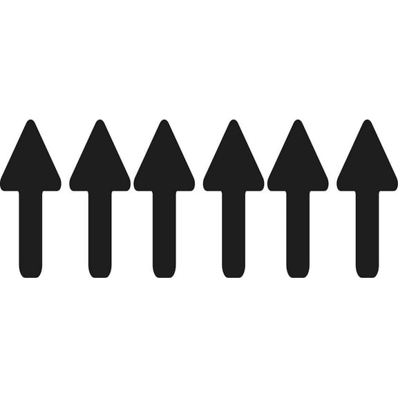 .75in x 2in Arrow Vinyl Stickers