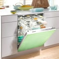 thumbnail image 4 of IAUYY Magnetic decorative sticker - 23x26 Inch PVC Refrigerator Decorative Cover, Removable DIY Art for Kitchen Appliances A Light Green, 4 of 6
