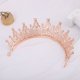 thumbnail image 4 of Zhuge Tiara de boda para novia, diadema de princesa, corona de novia, joyería para el cabello con diamantes de imitación de cristal, decoración para novia, cumpleaños, graduación, boda (plateada), 4 of 4