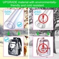 thumbnail image 3 of Mochila transparente GXTVO Heavy Duty Transparente Negra 16x12x5 cm, 3 of 8