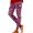 W, variant on Women's 80s Leggings Neon Artistic Splash Printed Buttery Soft Stretchy Pants Z11 L