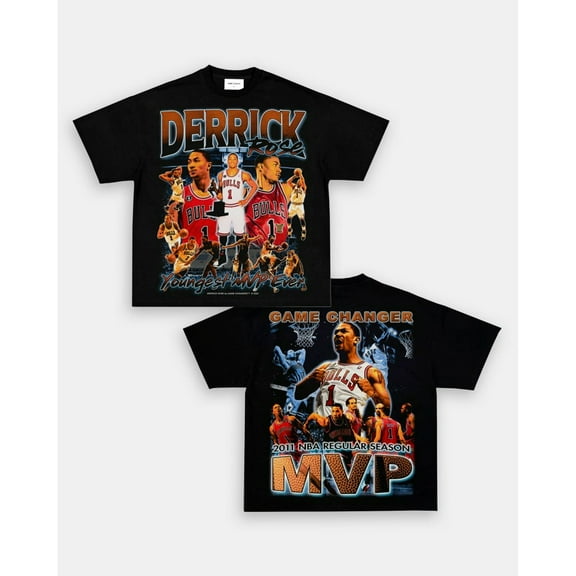 Derrick Rose Vintage T-Shirt – Chicago Basketball Graphic Tee