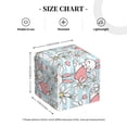 thumbnail image 4 of Vsdgher Cute Rabbit And Heart Pattern Tissue Box Cover Holder, Square with Bottom Belt by Leather Decorative Organizer for Tabletop, Bathroom, Car, Office, 4 of 7
