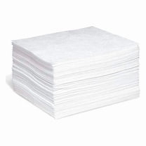 SpillTech Absorbent Pad, Oil-Only, Polypropylene, 15 x 18 in, White ...