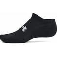 thumbnail image 2 of Unisex Under Armour UA Essential 6-Pack Ultra Low Socks  Multi Color .Black-white- Gray, 2 of 4
