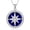Compass, variant on Moon/Lighthouse Necklace 925 Sterling Silver Abalone/Lapis Lazuli Lotus Flower Necklace for Women Crescent Jewelry Gift