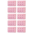 thumbnail image 2 of Comfortable Bra Strap Lengtheners Clip 10Pieces 3 Rows 2 Hooks Bra Extenders Straps Buckle for Various Body Shape, 2 of 13