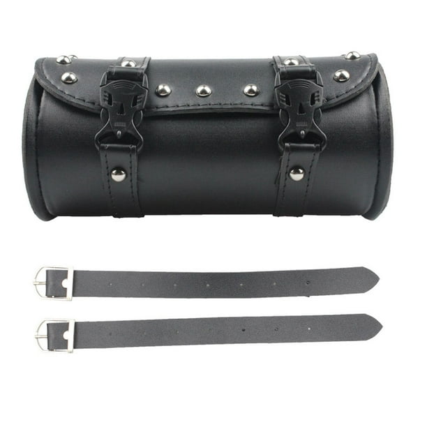 Bolsa de herramientas Yotijar para motocicleta de cuero PU universal Alforjas para moto