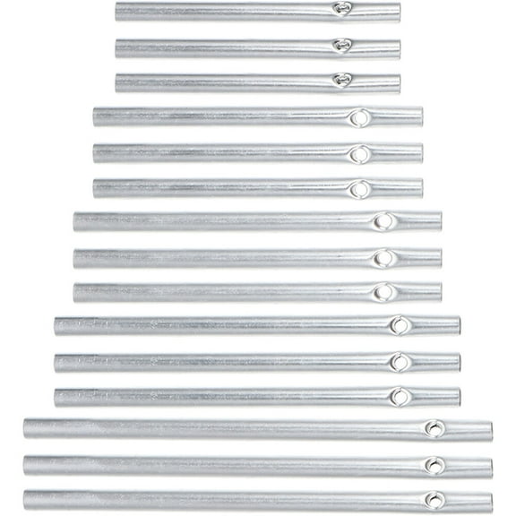 8 Sets Wind Chimes Solar Lights Six-color Supplies for Making