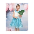 thumbnail image 3 of Girls Dress Blue Lace Sleeveless Peter Pan Collar Casual Summer Dresses for girls 5 Years, 3 of 8