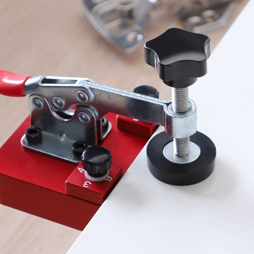 MOMOJIA 35mm Hinge Punch locator Hinge Boring Jig Positioning Plate Hinge Drilling Jig