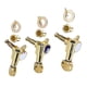thumbnail image 3 of 6Pcs Full Closed Guitar Tuning Key Accurate Fast Operation Stable Metal Tuning Pegs for Acoustic Electric Guitar Gold 6L, 3 of 4