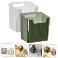 thumbnail image 5 of LEORX 2Pcs Assorted Color Wall Mounted Storage Box Organizer for Bathroom Bedroom, 5 of 8