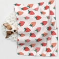 thumbnail image 6 of Yiaed Hand Drawn Strawberry Print Dog Blankets-Cat Blanket Washable for Couch Protection,Puppy Blanket, Soft Plush Reversible Throw Furniture Protector-Medium, 6 of 8