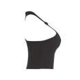 thumbnail image 4 of Txlixc Chaleco de mujer, blusas cortas sin mangas acanaladas, camisa de cuello redondo Txlixc Sexy, 4 of 5