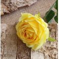 thumbnail image 3 of Rosas artificiales Jasion, 4 paquetes de 10 cabezas, amarillas, 3 of 8