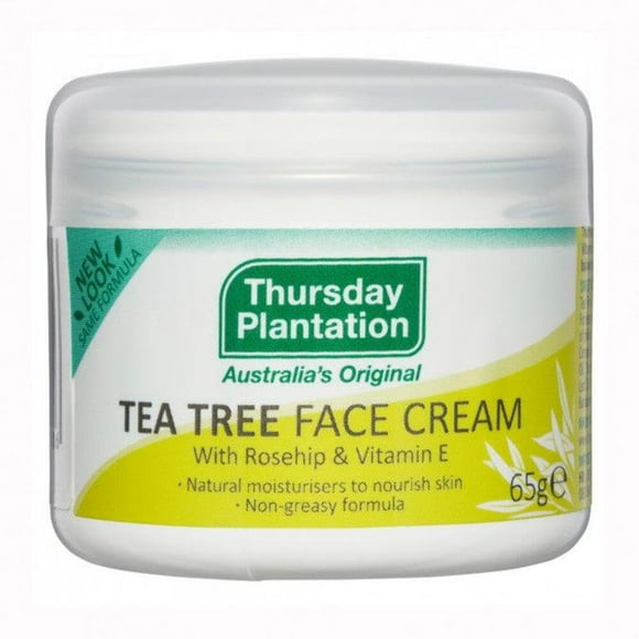 Crema facial Thursday Plantation Tea Tree 65 g con rosa mosqueta y vitamina E