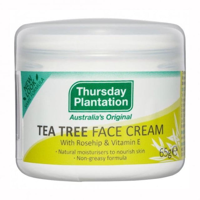 Crema facial Thursday Plantation Tea Tree 65 g con rosa mosqueta y vitamina E