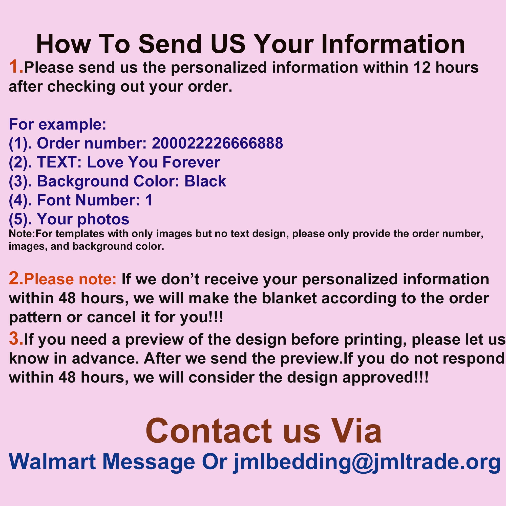 JML Custom Soft Flannel Blanket - Personalized Photo & Text Throw, Blankets & Throws 60"x80" for Kids, Pets, & Adults