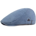 thumbnail image 6 of SikaFu Beret Cap Men Women Cotton Denim Berets for Men Women Artist Painter Beret Hat Adjustable Ivy Newsboy Gastby Flat Cap, 6 of 6