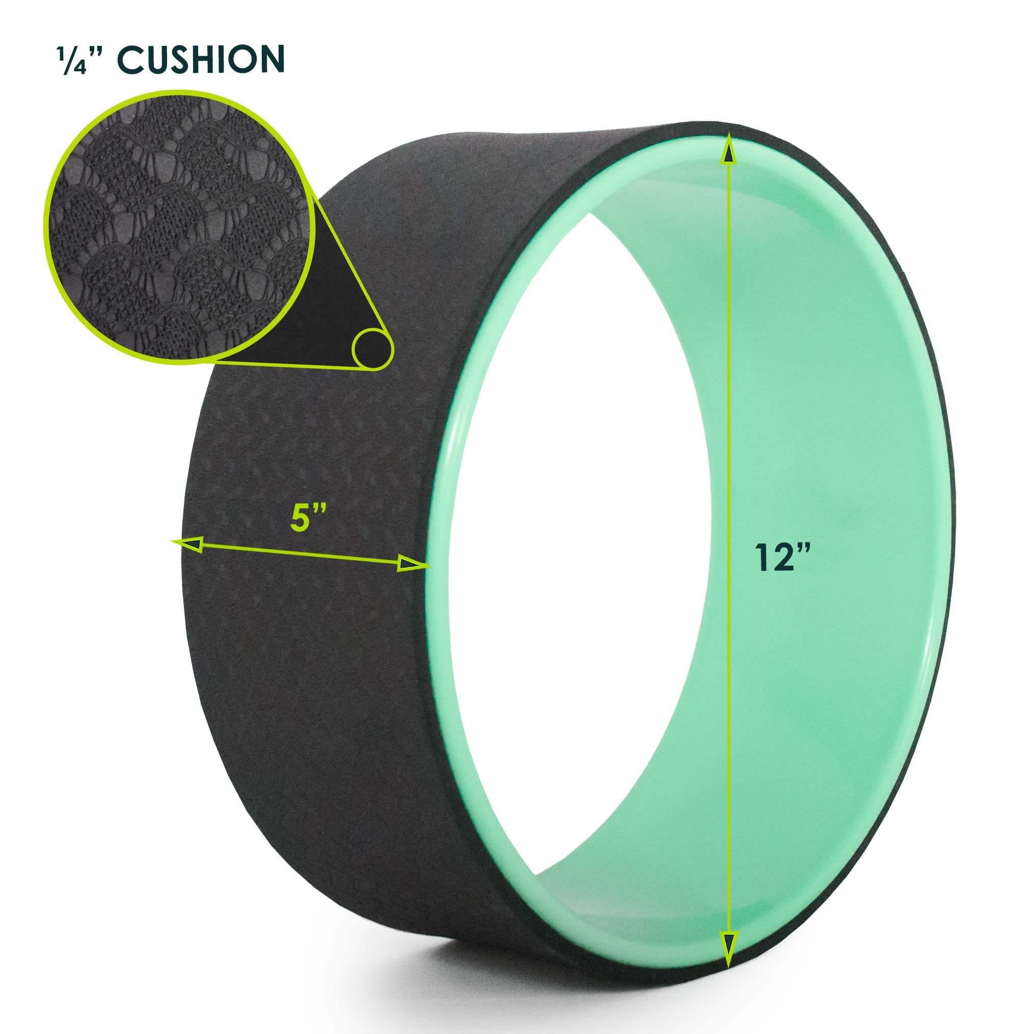 ProsourceFit Yoga Wheel for Stretching/Support for Yoga Poses & Backbends