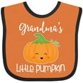 thumbnail image 3 of Inktastic Grandma Little Pumpkin Halloween Boys or Girls Baby Bib, 3 of 4