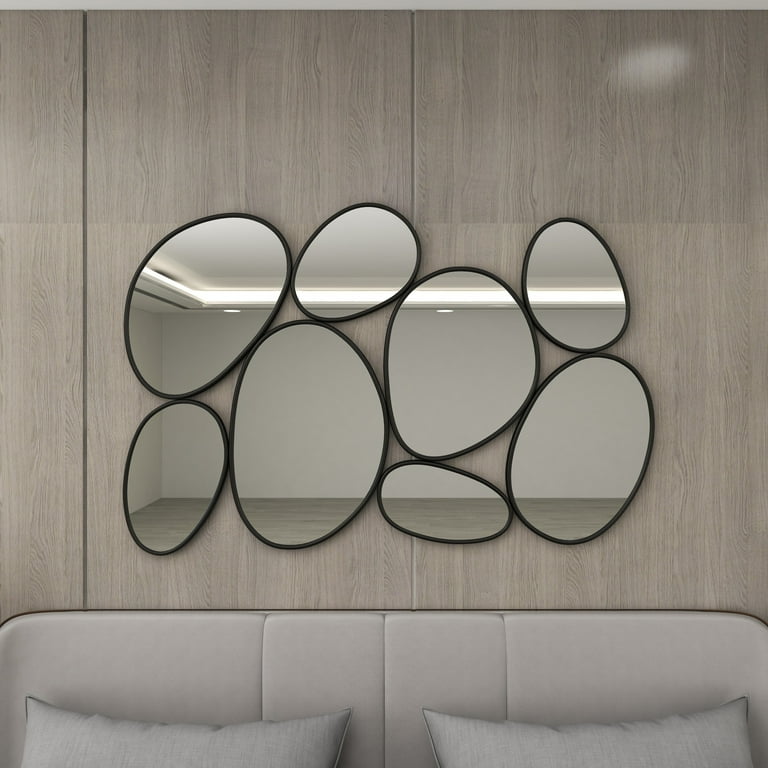 Decoro Murale Met Cloe 35x77 Cm - Atmosphera, Ferro, Design Moderno E Grafico Per Interni - 4