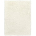 thumbnail image 2 of Hauteloom Siari Living Room, Bedroom Shaggy Area Rug - Solid Shag - High Plush Pile - Cream, White - 3'11" x 5'7", 2 of 13