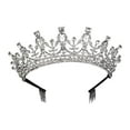 thumbnail image 2 of Corona para mujer, tiara de boda, tocado de novia para quinceañera, tiara para fiesta Estilo A, 2 of 9