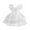 White, variant on ZACPNCV Girl Flower Dress Flower Design Princess Wedding Dress for Toddler and Baby Girl Beige 3-4 Years
